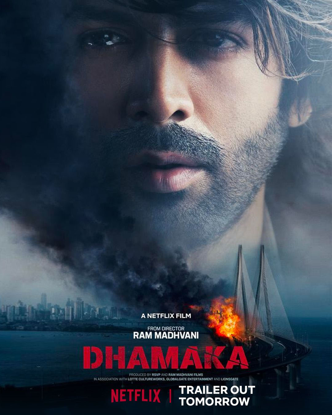 Dhamaka Official Trailer | Kartik A, Mrunal T