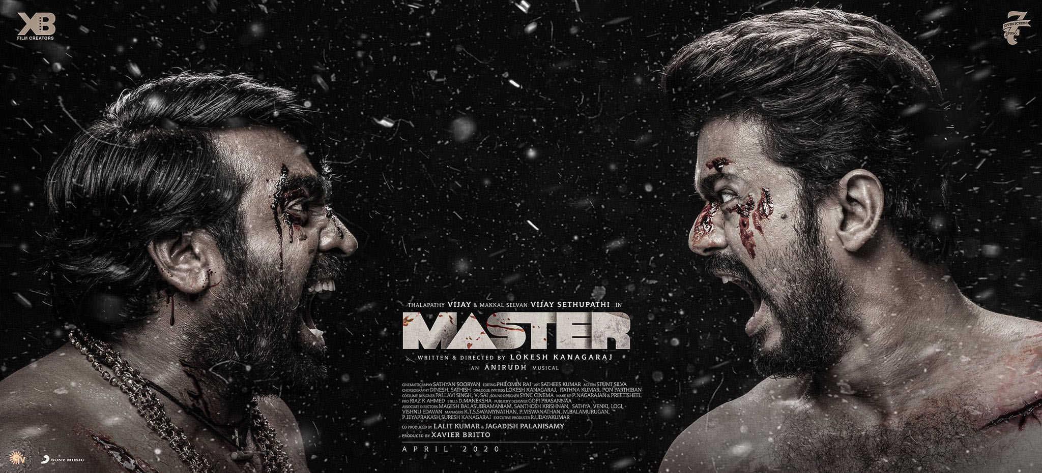 Vijay Sethupathi and Vijay at Master Third Look Poster