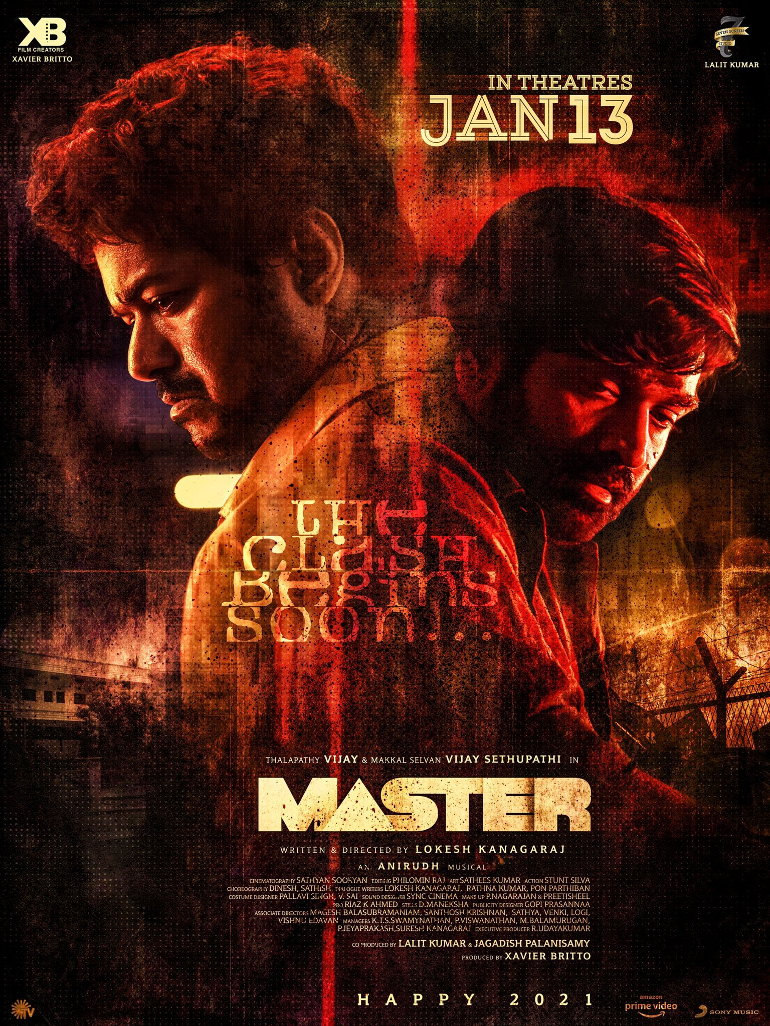 Master Promo1 | Vijay, Vijay Sethupathi,Anirudh,Lokesh Kanagaraj