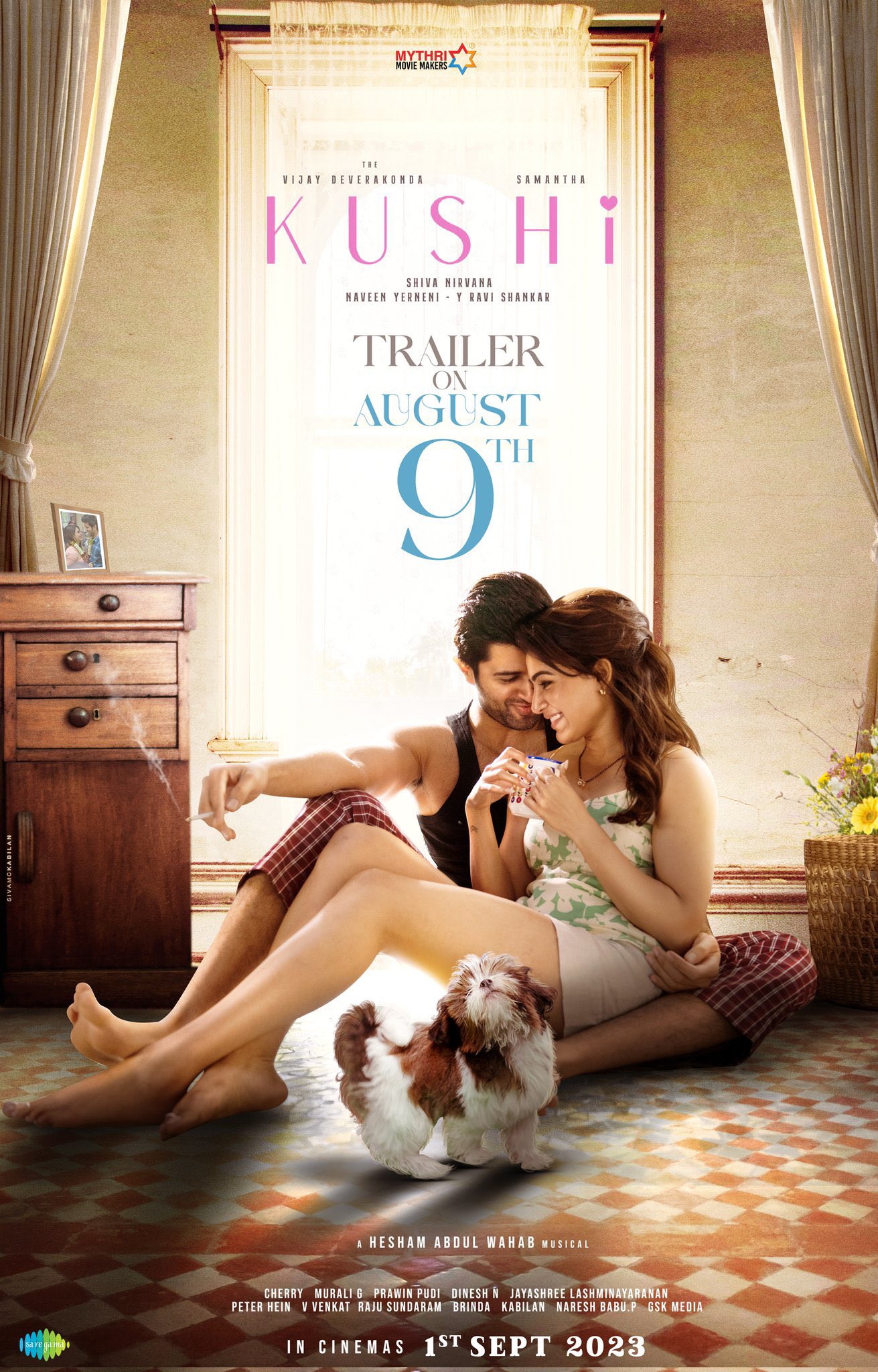 Kushi Trailer Poster | Vijay Deverakonda | Samantha