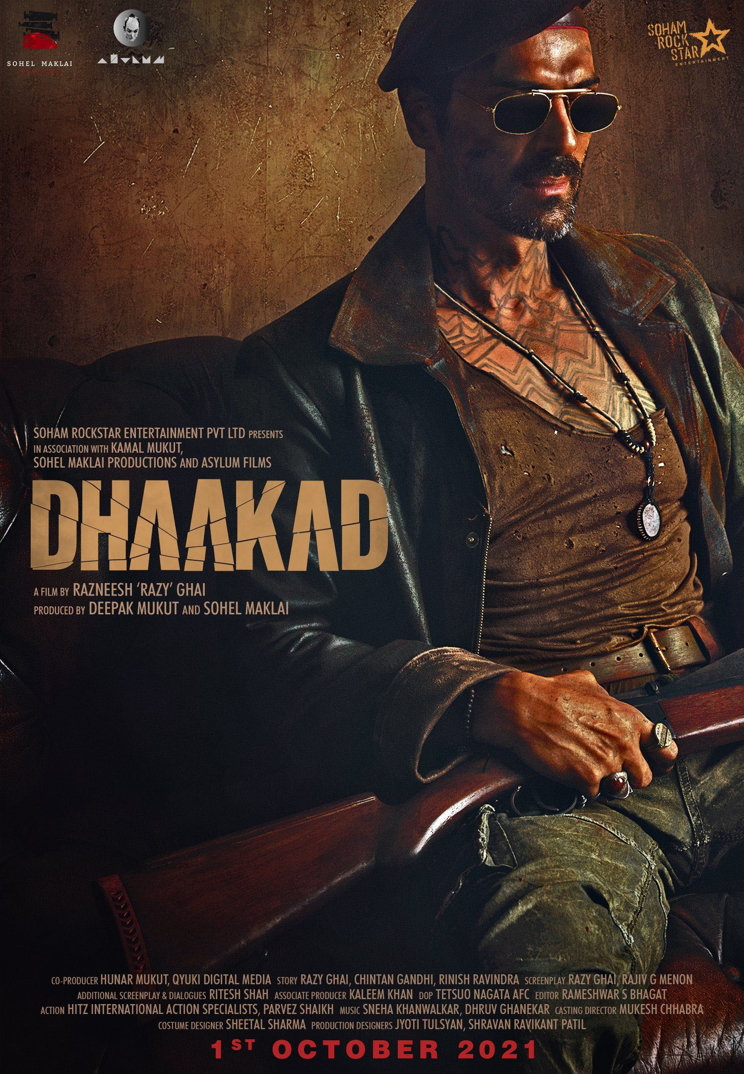 Dhaakad New Poster