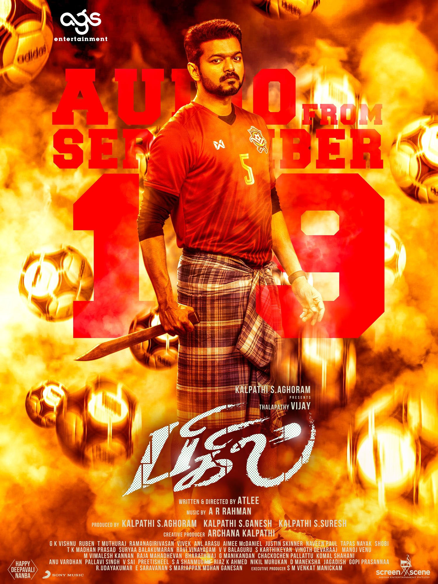 Bigil Audio Release from September 19th Poster