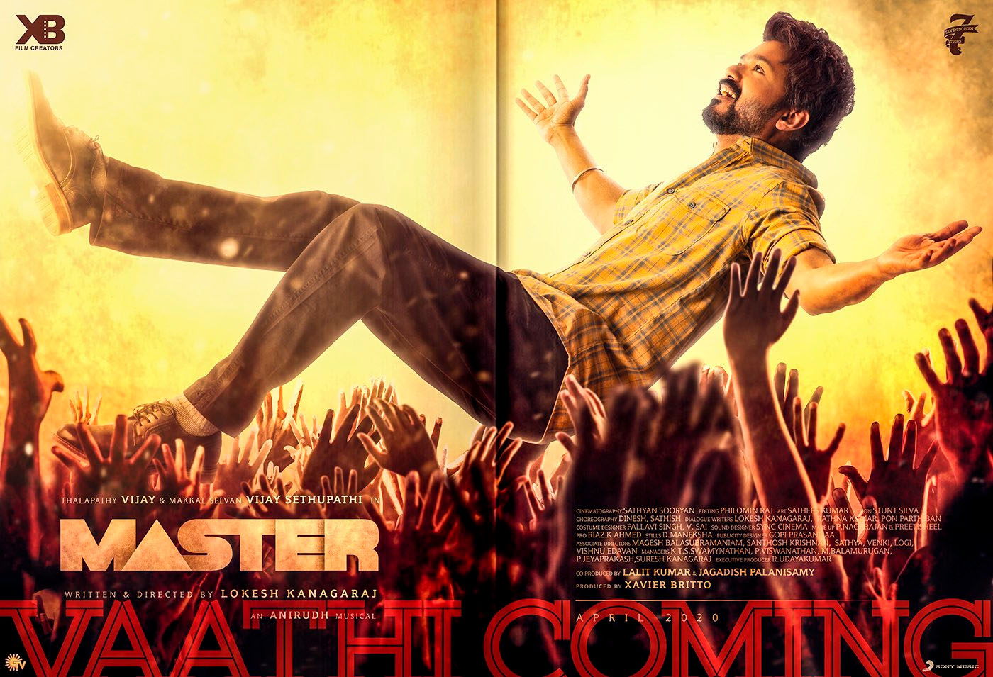 Master second single vaathi coming Poster | Vijay,Lokesh Kanagaraj,Anirudh