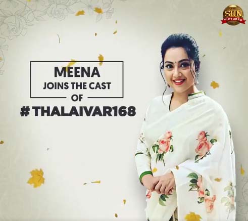 Meena join the cast in Thalaivar168 Rajinikanth