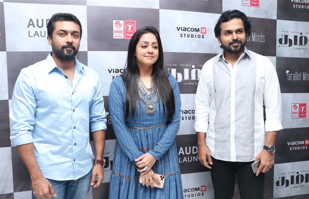 Thambi Movie Audio Launch Stills | Karthi, Jyothika