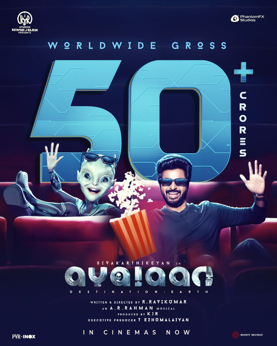 Ayalaan Box Office Collections | Sivakarthikeyan | Ravikumar | ARRahman