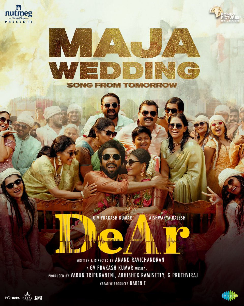 DeAr Movie Maja Wedding Promo from today