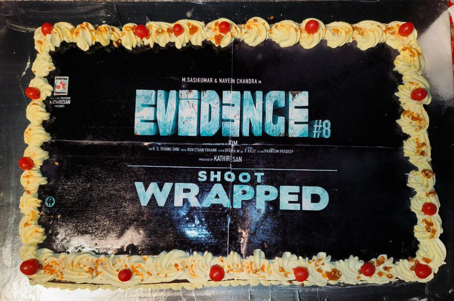 Evidence Movie Shoot Wrapped | Sasikumar