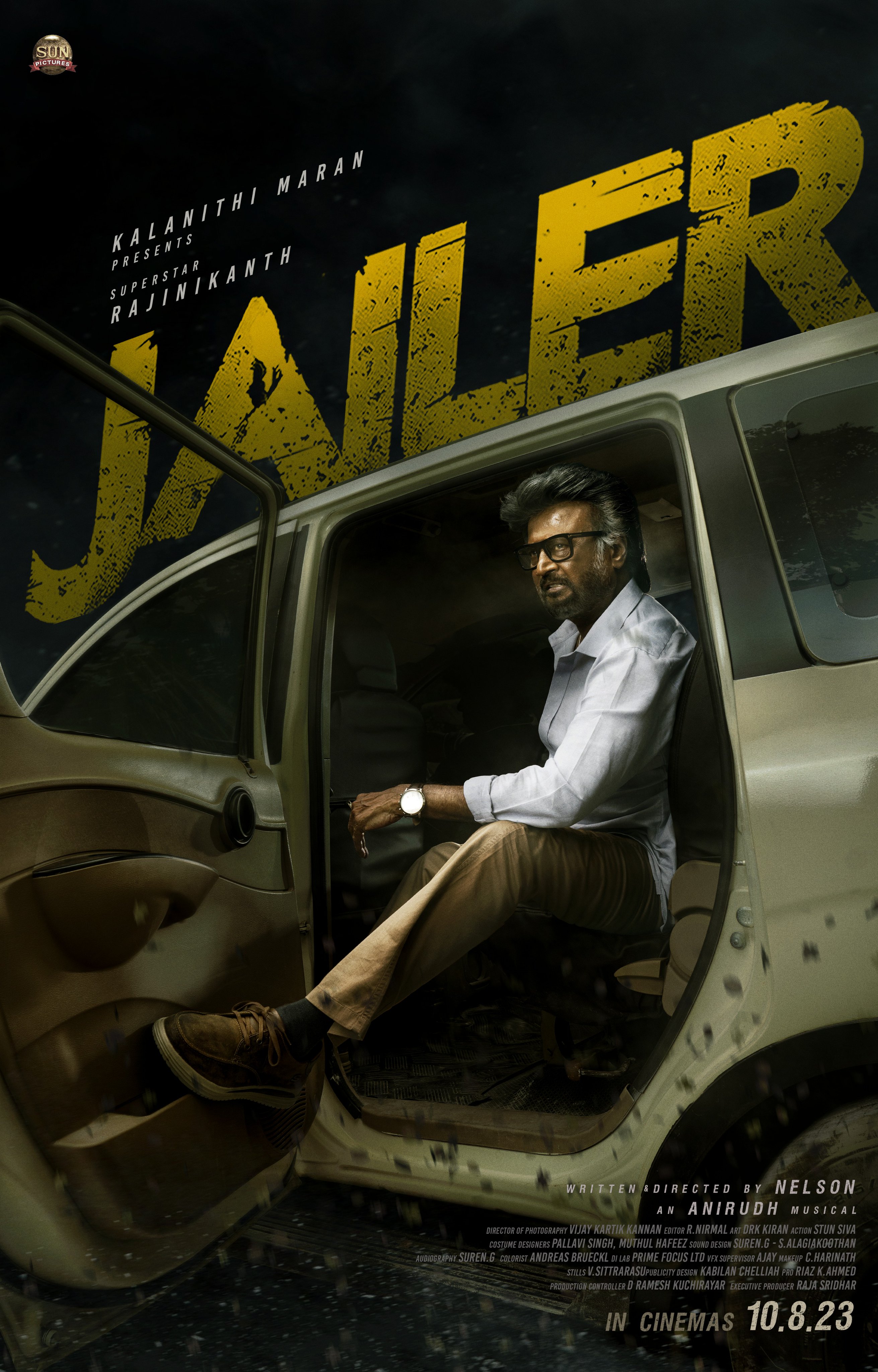 Jailer release date poster from Aug 10 | Rajinikanth
