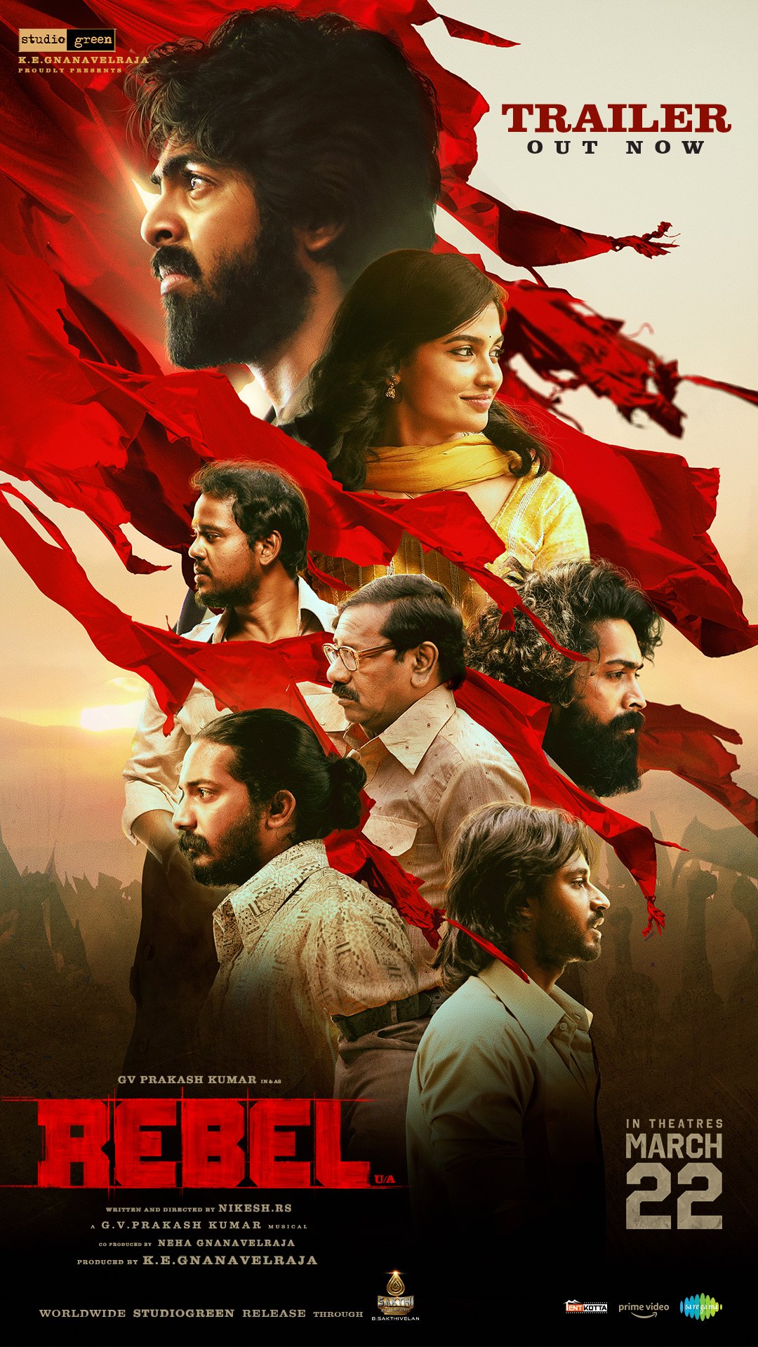 Rebel Official Trailer | GV Prakash Kumar | Mamitha Baiju