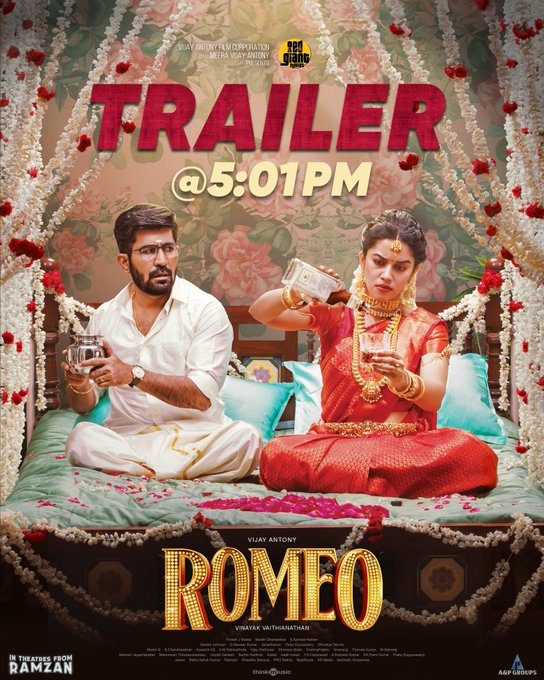 Vijay Antony in Romeo Trailer Today