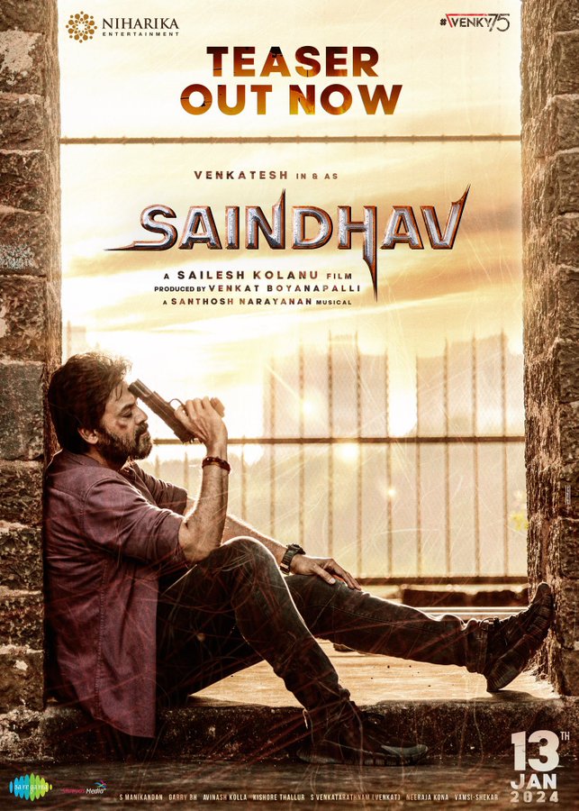 Saindhav Teaser Out | Venkatesh Daggubati |Nawazuddin | Arya